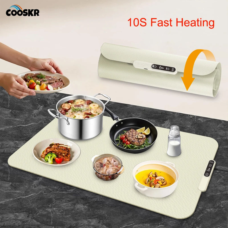 Silicone Electric Food & Drink Warming Plate