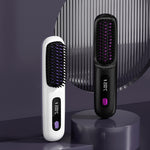 Wireless Negative Ion Hair Straightening Comb