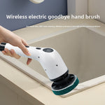 8-in-1 Electric Cleaning Brush with Extendable Handle