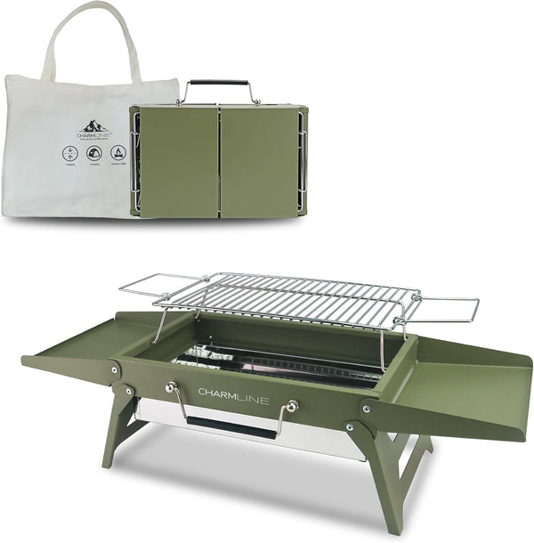 Portable Foldable Charcoal BBQ Grill