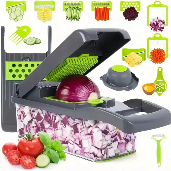 14/16-in-1 Multifunctional Vegetable Chopper & Food Slicer