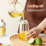 2-in-1 Kitchen Oil Spray Bottle & Brush