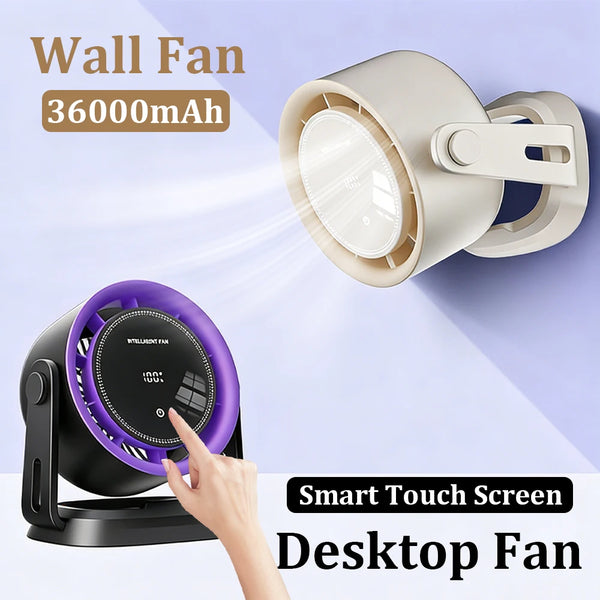 USB Rechargeable Bladeless Desktop Fan