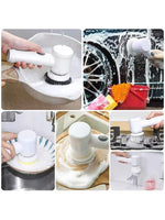 5-in-1 Electric Spin Scrubber with Attachments