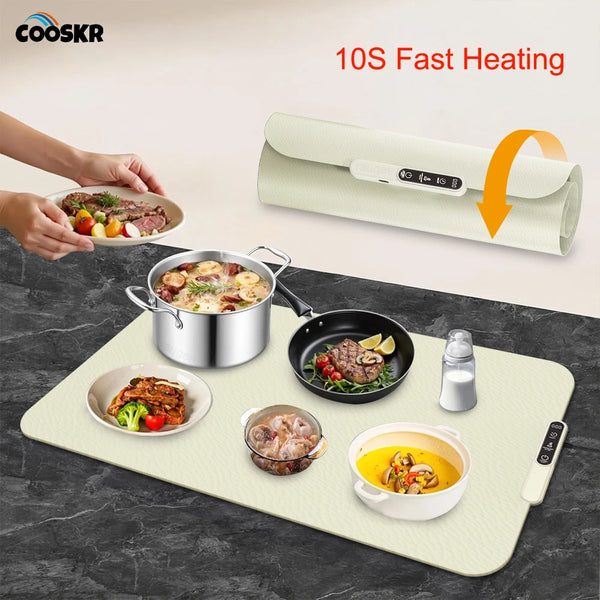 Silicone Electric Food & Drink Warming Plate