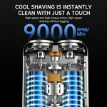 Compact Rechargeable Electric Beard Shaver