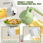 2-in-1 Kitchen Oil Spray Bottle & Brush