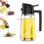 2-in-1 Kitchen Oil Spray Bottle & Brush
