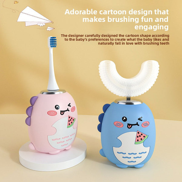 Children Electric Toothbrush with Soft Bristles USB Charging