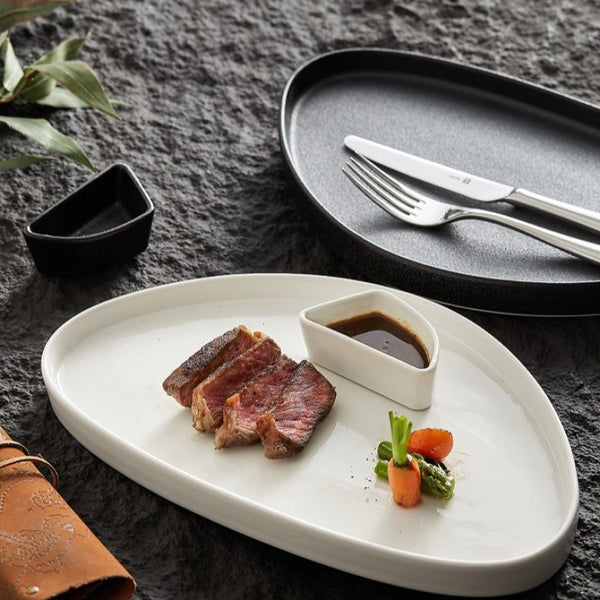 French-style Western dinner plate