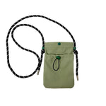 Minimalist Nylon Drawstring Crossbody Bag